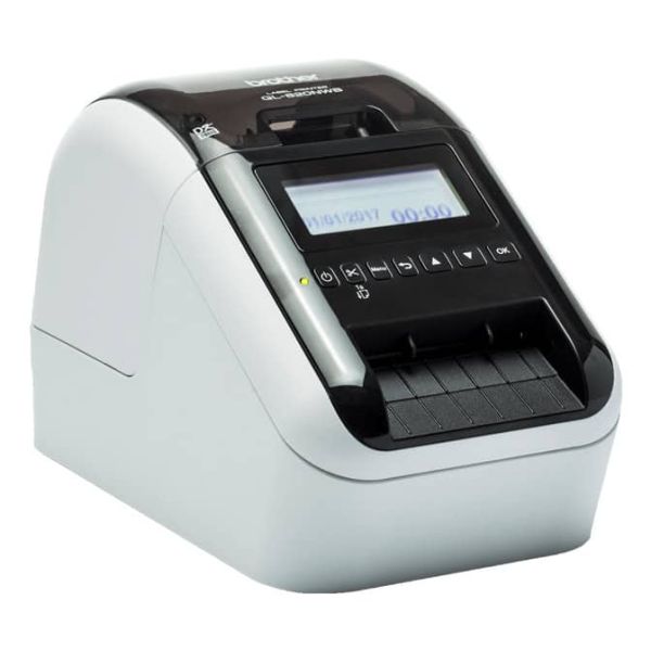 Brother QL-820NWBC labelprinter Direct thermisch Kleur 300 x 300 DPI 176 mm/sec Bedraad en draadloos Ethernet LAN DK Wifi Bluetooth (QL-820NWBC)