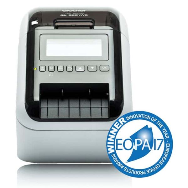 Brother QL-820NWBC labelprinter Direct thermisch Kleur 300 x 300 DPI 176 mm/sec Bedraad en draadloos Ethernet LAN DK Wifi Bluetooth (QL-820NWBC)