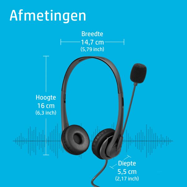 HP stereo USB-headset G2 (428K6AA#ABB)
