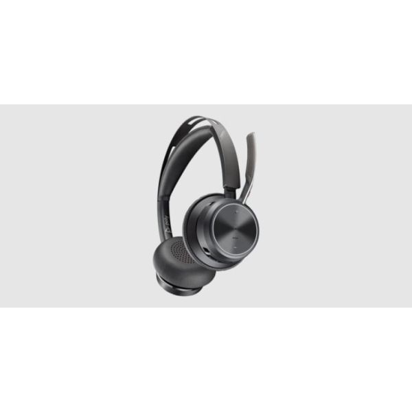 HP Poly Voyager Focus 2 Microsoft Teams Certified with charge stand Headset (77Y87AA#ABB)