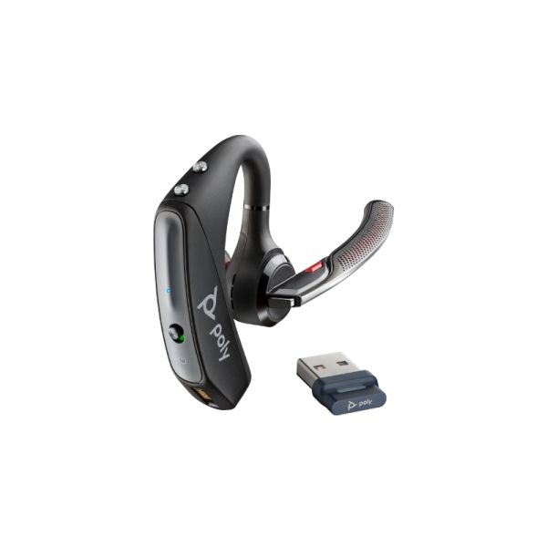 HP Poly Voyager 5200 UC USB-A Headset +BT600 Dongle TAA (7K2E1AA)