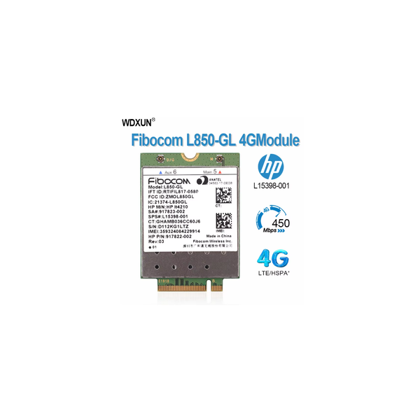 HP XMM 7360 - Draadloze mobiele modem - 4G LTE - M.2 Card - 150 Mbps - voor EliteBook 735 G6, 745 G6, 840 G6, 850 G6, ProBook 64 (917823-002)
