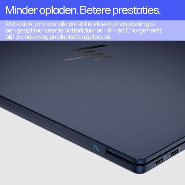 HP EliteBook Ultra G1q Copilot+ PC Snapdragon X1E-78-100 Laptop 35,6 cm (14") Touchscreen 2.2K 16 GB LPDDR5x-SDRAM 512 GB SSD Wi-Fi 6E (802.11ax) Windows 11 Pro Blauw (A26TMEA#ABB)