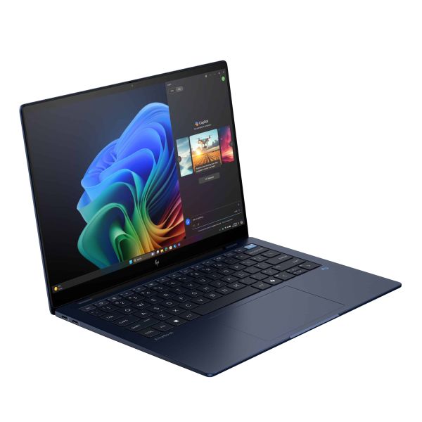 HP EliteBook Ultra G1q Copilot+ PC Snapdragon X1E-78-100 Laptop 35,6 cm (14") Touchscreen 2.2K 16 GB LPDDR5x-SDRAM 512 GB SSD Wi-Fi 6E (802.11ax) Windows 11 Pro Blauw (A26TMEA#ABB)