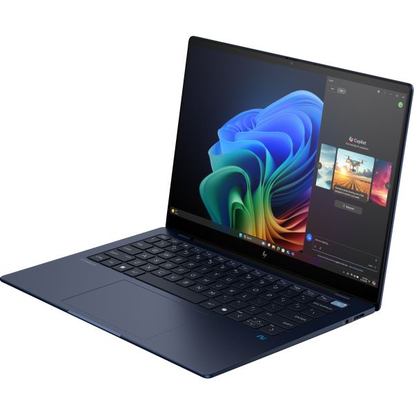 HP EliteBook Ultra 14 G1q Copilot+ PC Snapdragon X1E-78-100 Laptop 35,6 cm (14") Touchscreen 2.2K 32 GB LPDDR5x-SDRAM 1 TB SSD Wi-Fi 6E (802.11ax) Windows 11 Pro Blauw (B69D4ET#ABB)