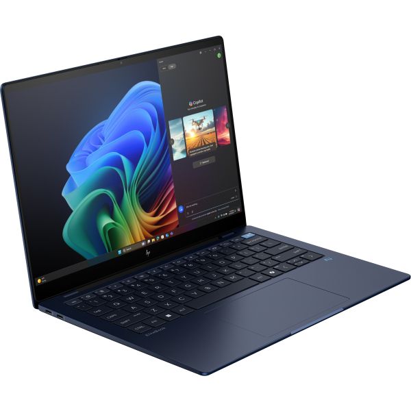 HP EliteBook Ultra 14 G1q Copilot+ PC Snapdragon X1E-78-100 Laptop 35,6 cm (14") Touchscreen 2.2K 32 GB LPDDR5x-SDRAM 1 TB SSD Wi-Fi 6E (802.11ax) Windows 11 Pro Blauw (B69D4ET#ABB)