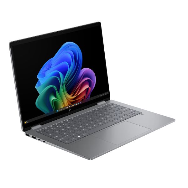 HP OmniBook X FlipNGAI 14-fk0050nd NL Copilot+ PC AMD Ryzen AI 5 340 Hybride (2-in-1) 35,6 cm (14") Touchscreen 2K 16 GB LPDDR5x-SDRAM 512 GB SSD Wi-Fi 7 (802.11be) Windows 11 Home Zilver (BL8W8EA#ABH)
