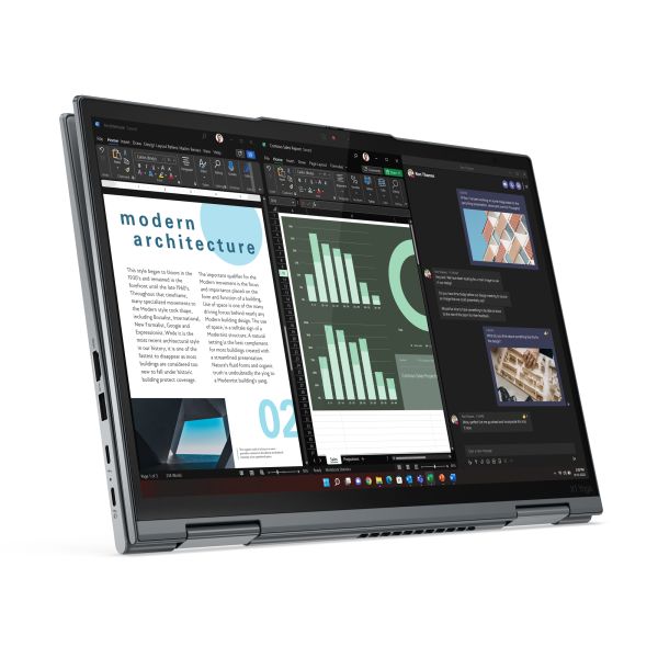Lenovo ThinkPad X1 Yoga Gen 8 Intel® Core™ i7 i7-1355U Hybride (2-in-1) 35,6 cm (14") Touchscreen WUXGA 16 GB LPDDR5-SDRAM 512 GB SSD Wi-Fi 6E (802.11ax) Windows 11 Pro Engels Grijs