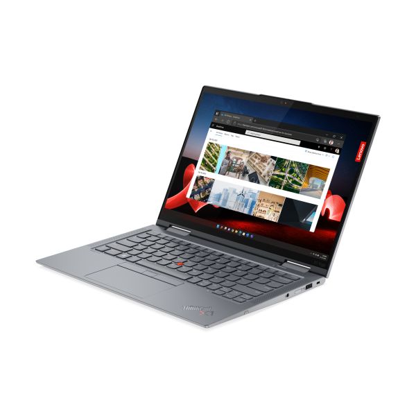 Lenovo ThinkPad X1 Yoga Gen 8 Intel® Core™ i7 i7-1355U Hybride (2-in-1) 35,6 cm (14") Touchscreen WUXGA 16 GB LPDDR5-SDRAM 512 GB SSD Wi-Fi 6E (802.11ax) Windows 11 Pro Engels Grijs
