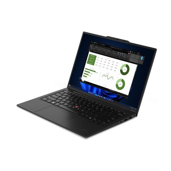 Lenovo ThinkPad X1 Carbon Gen 12 Intel Core Ultra 7 155U Laptop 35,6 cm (14") WUXGA 16 GB LPDDR5x-SDRAM 512 GB SSD Wi-Fi 6E (802.11ax) Windows 11 Pro Engels Zwart