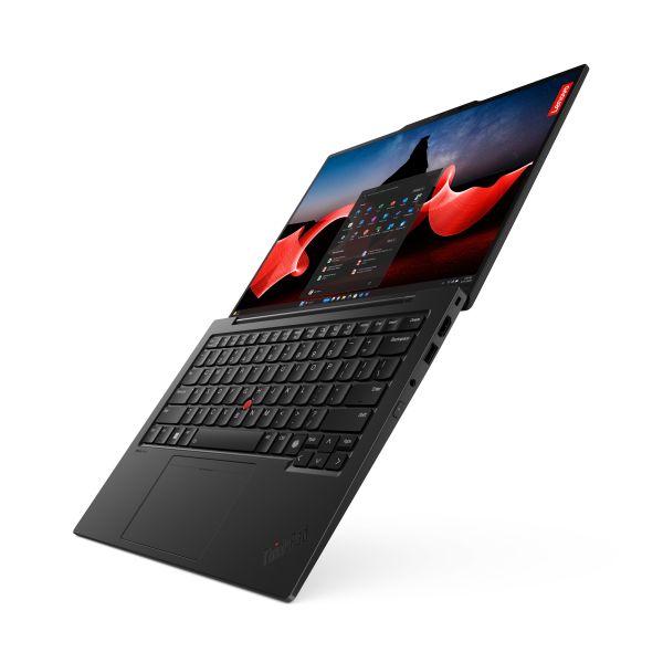 Lenovo ThinkPad X1 Carbon Gen 12 Intel Core Ultra 7 155U Laptop 35,6 cm (14") WUXGA 16 GB LPDDR5x-SDRAM 512 GB SSD Wi-Fi 6E (802.11ax) Windows 11 Pro Engels Zwart