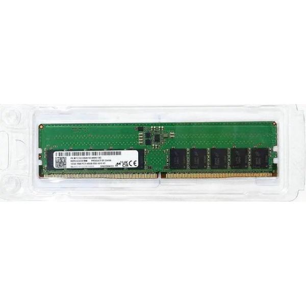 Micron - Modul - 16 GB - DIMM 288-PIN - 5600 MHz / PC5-44800 - CL46 - ungepuffert - ECC (MTC10C1084S1EC56BD1R)
