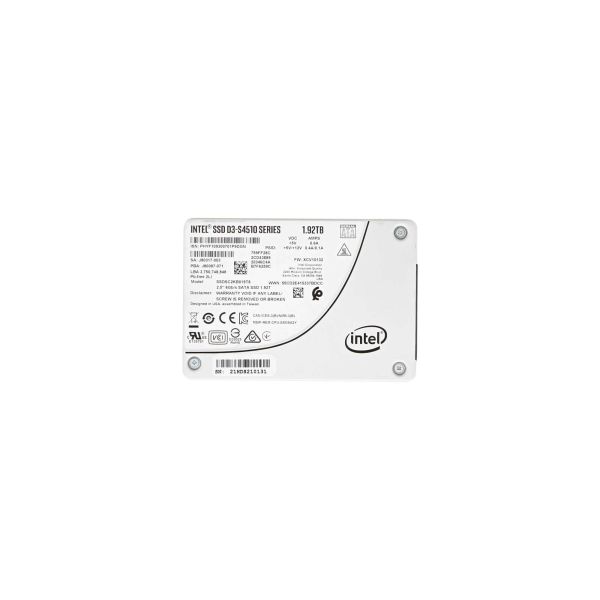 Intel D3-S4510 SSDSC2KB019T8 1.92TB SATA 6Gb/s 3D TLC 2 DWPD 2.5in Read Intensive Refurbished SSD (SSDSC2KB019T8-REF)