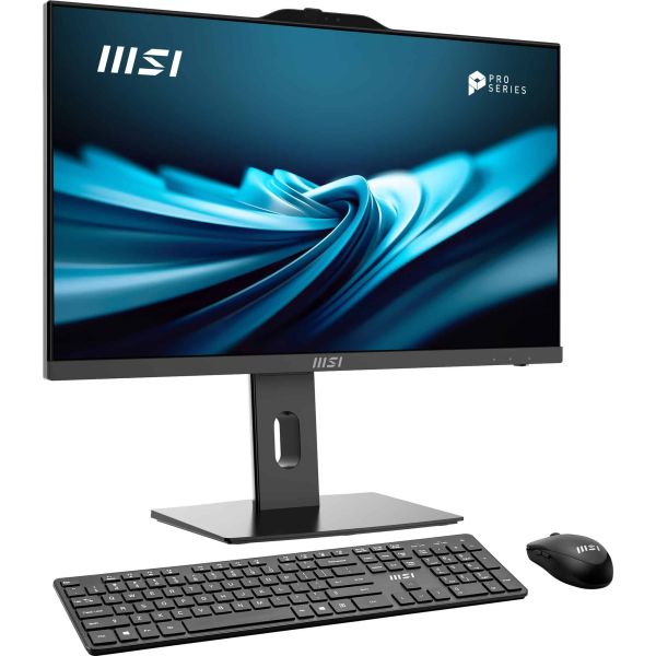 MSI Pro AP242P 14M-649XEU Intel® Core™ i5 i5-14400 60,5 cm (23.8") 1920 x 1080 Pixels Alles-in-één-pc 16 GB DDR5-SDRAM 512 GB SSD Wi-Fi 6E (802.11ax) Zwart (PRO AP242P 14M-649XEU)