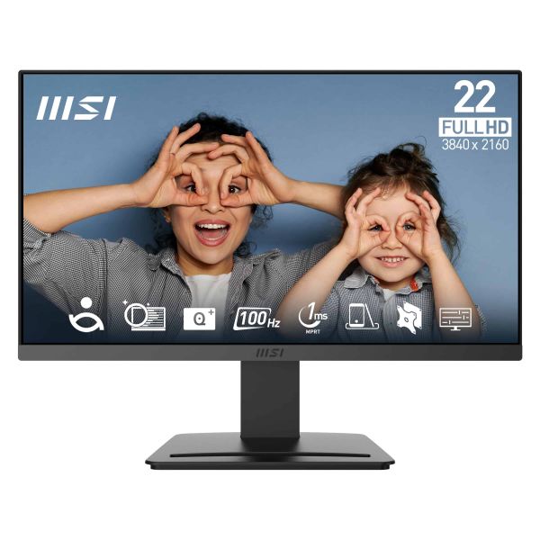 MSI PRO MP223 E2 computer monitor 54,5 cm (21.4") 1920 x 1080 Pixels Full HD LED Zwart (PRO MP223 E2)