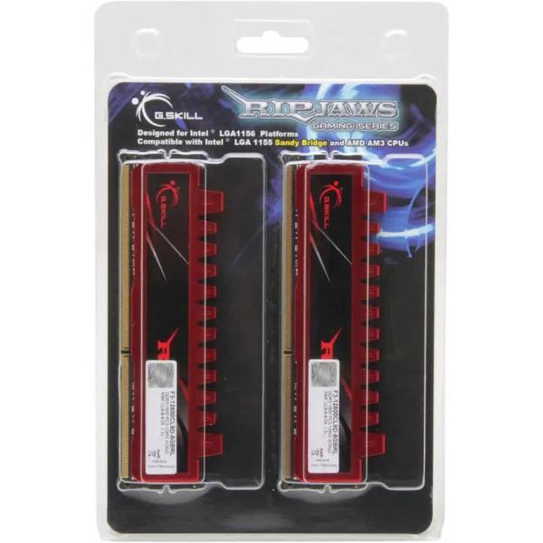 G.Skill DDR3  8GB PC 1600 CL9   G.Skill KIT (2x4GB) 8GBRL Ripjaws (F3-12800CL9D-8GBRL)