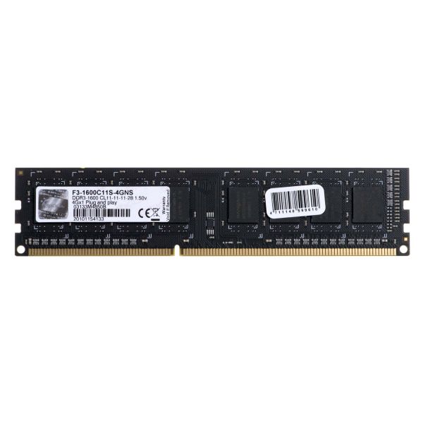 G.Skill DDR3 4GB 1600MHz CL11 (F3-1600C11S-4GNS)