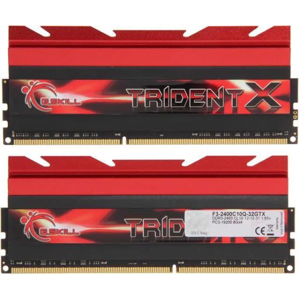 G.Skill TridentX Series - 8GB: 2x4GB - D (F3-2400C10D-8GTX)