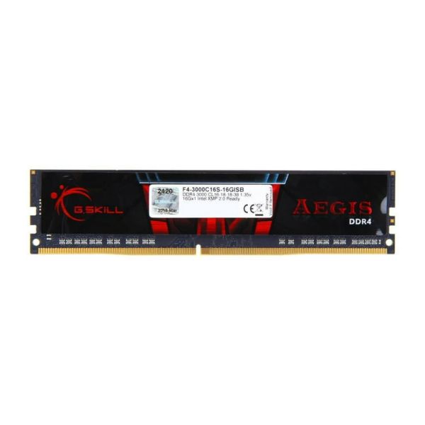 G.Skill DDR4 16GB PC 3000 CL16 G.Skill     (1x16GB) 16GISB  Aegis  4 (F4-3000C16S-16GISB)