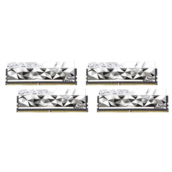 G.Skill DIMM 64 GB DDR4-3600(4x 16 GB)Quad-Kit(silber, F4-3600C16Q-64GTESC, Trident Z Royal Elite, INTEL XMP) (F4-3600C16Q-64GTESC)