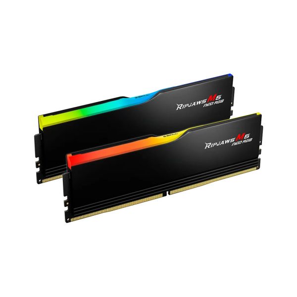 G.Skill 64 GB G.Skill DIMM 6000 (2x 32 GB) Dual-Kit (schwarz, F5-6000J3238G32GX2-RM5NRK, Ripjaws M5 Neo, AMD EXPO) (F5-6000J3238G32GX2-RM5NRK)