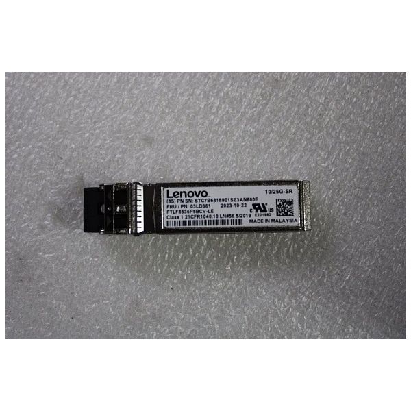 Lenovo ThinkSystem Finisar Dual Rate 10G/25G SR SFP28 Transceiver (03LD361)