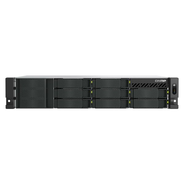QNAP TS-H1065EU Opslagserver Rack (2U) 8 GB DDR5 0 TB QNAP QTS Zwart (TS-H1065EU-8G)