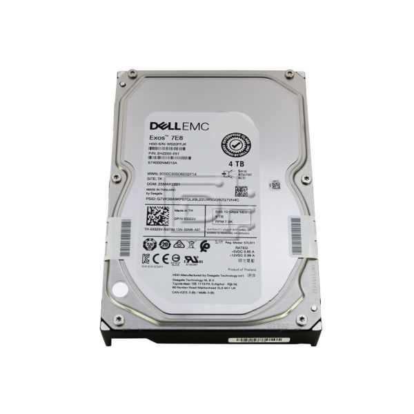 Dell 4TB 3.5" SAS Harde schijf (3323V-RFB)