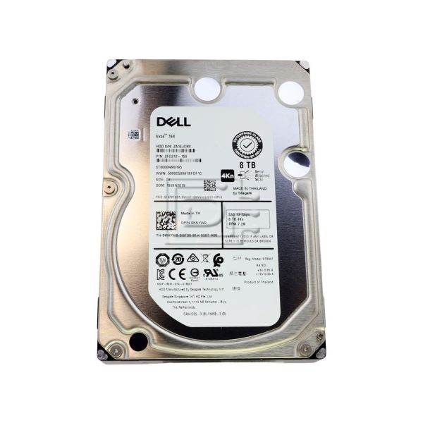 Dell 8TB 7.2K 3.5 SAS 12G 4Kn Harde Schijf (CDDMJ-RFB)