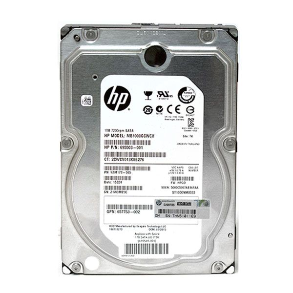 HP 1 TB 6G SATA 7.2K Interne Harde Schijf (659337-S21)