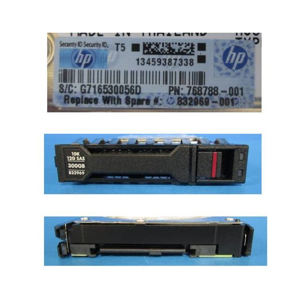 HP 300GB 12G SAS SFF (832969-001)