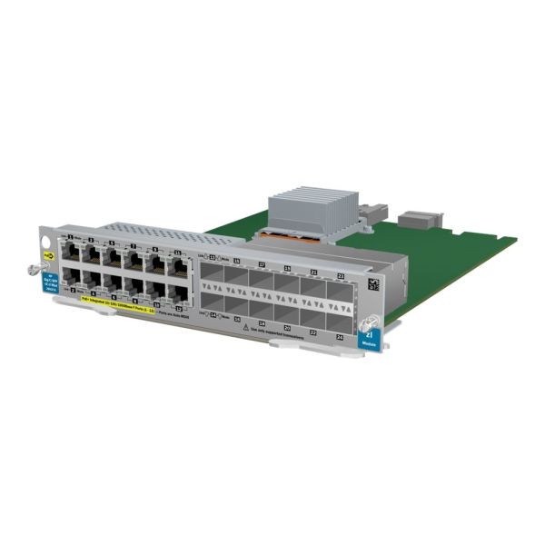 HP Gig-T PoE+ en 12-port SFP v2 zl Switch Module (J9637A-RFB)