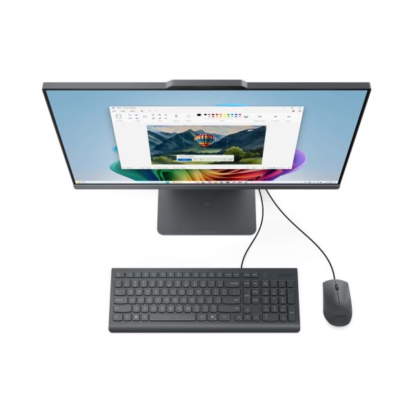 Lenovo IdeaCentre AIO 24AKP10 AMD Ryzen™ 5 60,5 cm (23.8") 1920 x 1080 Pixels Alles-in-één-pc 16 GB DDR5-SDRAM 1 TB SSD Windows 11 Home Wi-Fi 6 (802.11ax) Grijs (F0JC000LGE)