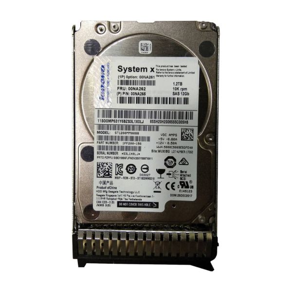 Lenovo IBM 1.2TB 10K 12Gbps SAS 2.5 (00NA261)