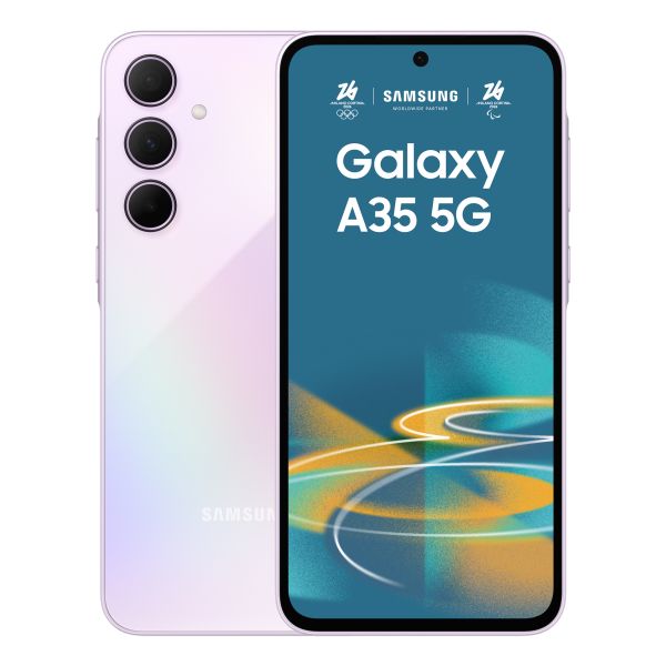 Samsung Galaxy A35 5G 16,8 cm (6.6") Hybride Dual SIM Android 14 USB Type-C 6 GB 128 GB 5000 mAh Lila (SM-A356BLVBEUE)