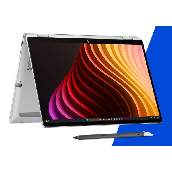 HP EBXFlG2i14AI X7 358H 14 32GB/1T LTE5G Copilot+ PC Intel Core Ultra X7 Hybride (2-in-1) 35,6 cm (14") Touchscreen WUXGA LPDDR5x-SDRAM 1 TB SSD Wi-Fi 7 (802.11be) Windows 11 Pro Zilver QWERTY (D90Q2EA#ABH)