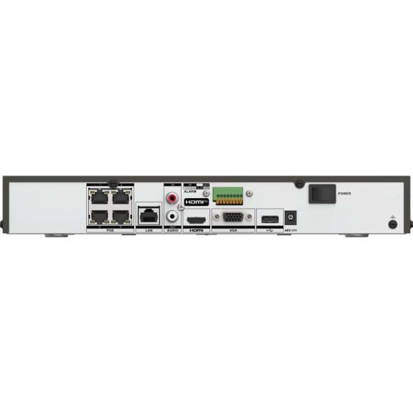 Hikvision DS-7604NXI-K1/4P NVR 4-kanaals met (303623301)