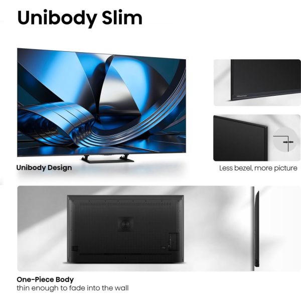 Hisense 65U7SE 165,1 cm (65") 4K Ultra HD Smart TV Wifi Zwart (65U7SE) Hisense 65U7SE 165,1 cm (65") 4K Ultra HD Smart TV Wifi Zwart (65U7SE)