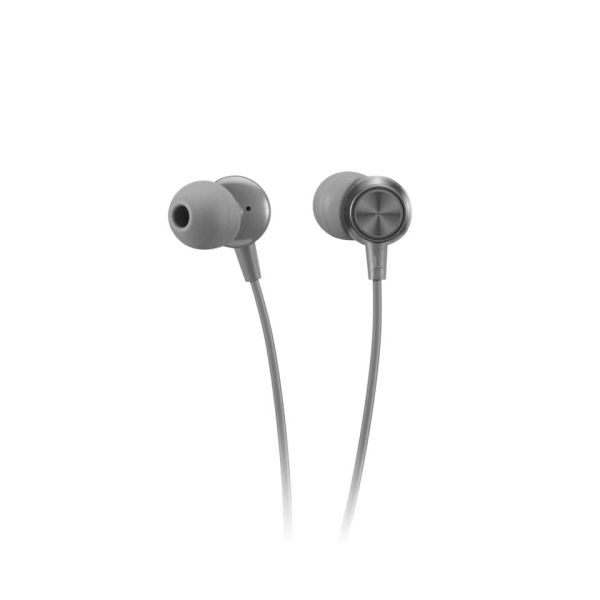 Lenovo 110 Analog Hoofdtelefoons Bedraad In-ear Oproepen/muziek Grijs (GXD1J77354) Lenovo 110 Analog Hoofdtelefoons Bedraad In-ear Oproepen/muziek Grijs (GXD1J77354)