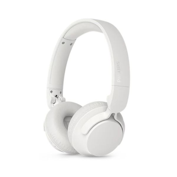 Philips TAH4500WT/00 hoofdtelefoon/headset Draadloos Hoofdband Oproepen/muziek Bluetooth Wit (TAH4500WT/00)