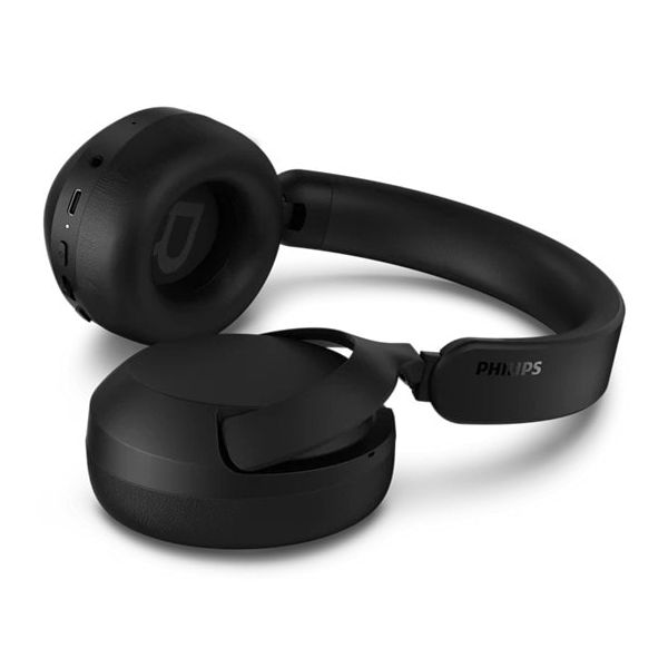 Philips TAH6000BK/00 hoofdtelefoon/headset Bedraad en draadloos Hoofdband Oproepen/muziek Bluetooth Zwart (TAH6000BK/00)