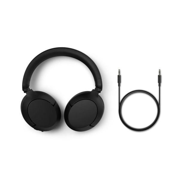 Philips TAH6000BK/00 hoofdtelefoon/headset Bedraad en draadloos Hoofdband Oproepen/muziek Bluetooth Zwart (TAH6000BK/00)