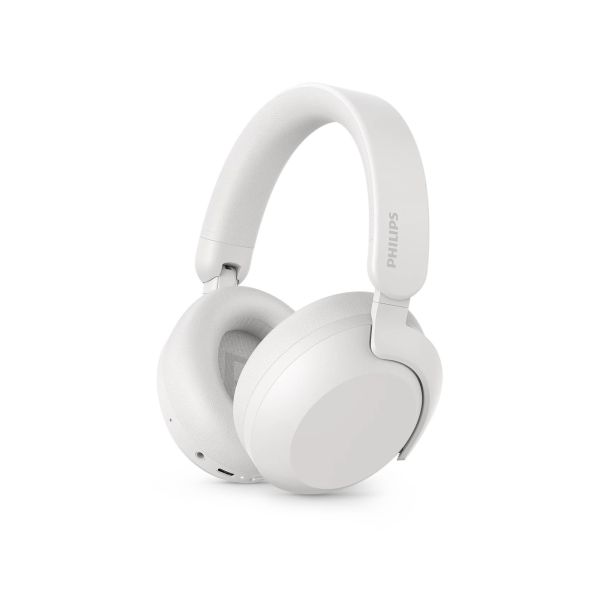 Philips TAH6000WT/00 hoofdtelefoon/headset Bedraad en draadloos Hoofdband Oproepen/muziek Bluetooth Wit (TAH6000WT/00)
