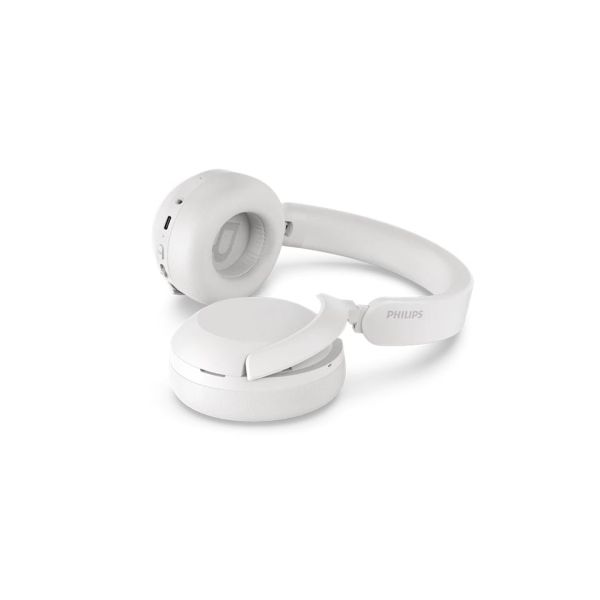 Philips TAH6000WT/00 hoofdtelefoon/headset Bedraad en draadloos Hoofdband Oproepen/muziek Bluetooth Wit (TAH6000WT/00)