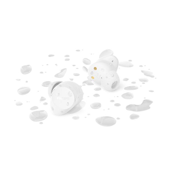 Philips TAT1300WT/00 hoofdtelefoon/headset True Wireless Stereo (TWS) In-ear Oproepen/muziek Bluetooth Wit (TAT1300WT/00)