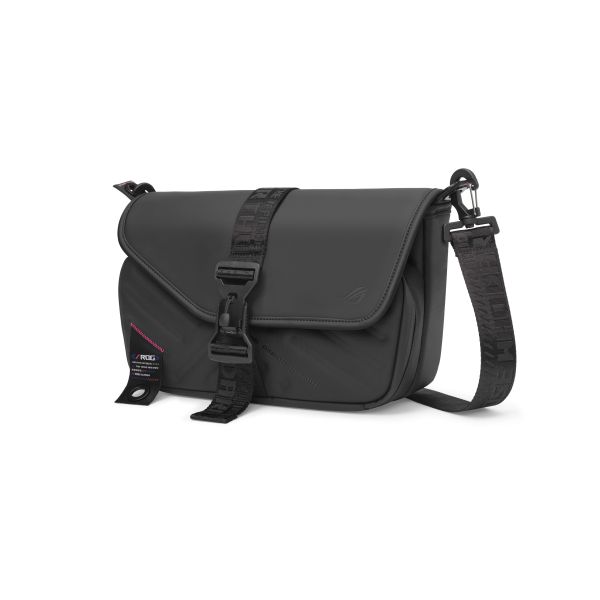ASUS BC3004 ROG SLASH SLING BAG 4.0 Documententas PU leer, Polyester Zwart (90XB09Y0-BME000)