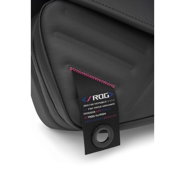 ASUS BC3004 ROG SLASH SLING BAG 4.0 Documententas PU leer, Polyester Zwart (90XB09Y0-BME000)