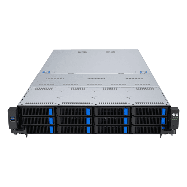 ASUS RS720A-E12-RS12 2U Rack Server met 10GbE en 8x NVMe (90SF02E1-M004L0)