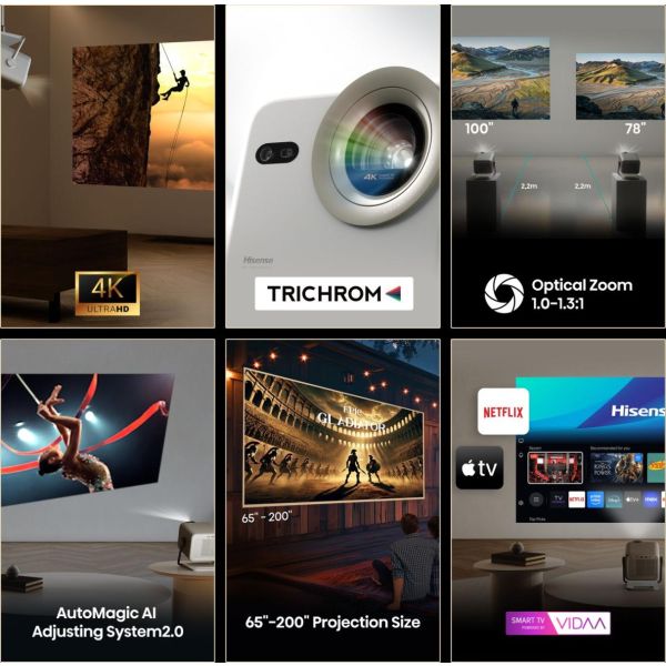 Hisense M2 Pro UHD 4K (3840x2160) 3D Grijs (20016688)