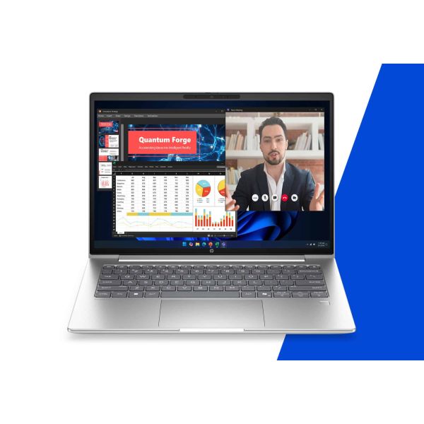 HP PB4G2i14AI 5 330 14 16GB/512 PC Intel Core 5 330- 14 WUXGA AG LEDUWVA- UMA- Webcam- 16GB DDR5- 512GB SSD- ax6G+BT- 3C Batt- FPS- W11Pro64- 1yr Wrty PB4G2i Laptop 35,6 cm (14") DDR5-SDRAM Wi-Fi 6E (802.11ax) Windows 11 Pro AI PC Zilver QWERTY (DZ5F1EA#ABH) HP PB4G2i14AI 5 330 14 16GB/512 PC Intel Core 5 330- 14 WUXGA AG LEDUWVA- UMA- Webcam- 16GB DDR5- 512GB SSD- ax6G+BT- 3C Batt- FPS- W11Pro64- 1yr Wrty PB4G2i Laptop 35,6 cm (14") DDR5-SDRAM Wi-Fi 6E (802.11ax) Windows 11 Pro AI PC Zilver QWERTY